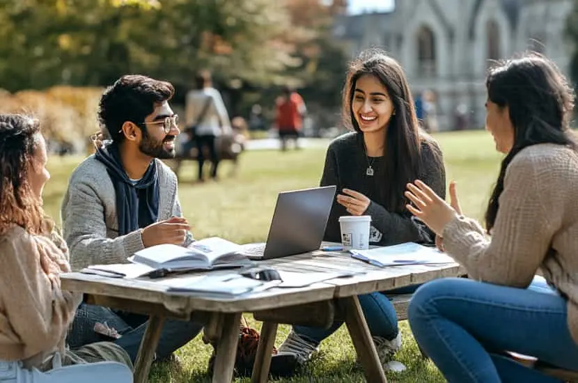 International students studying in the United States