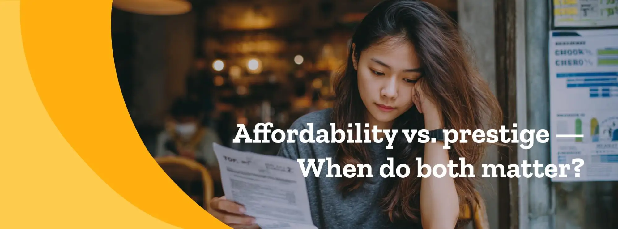 Affordability vs. prestige – When do both matter?
