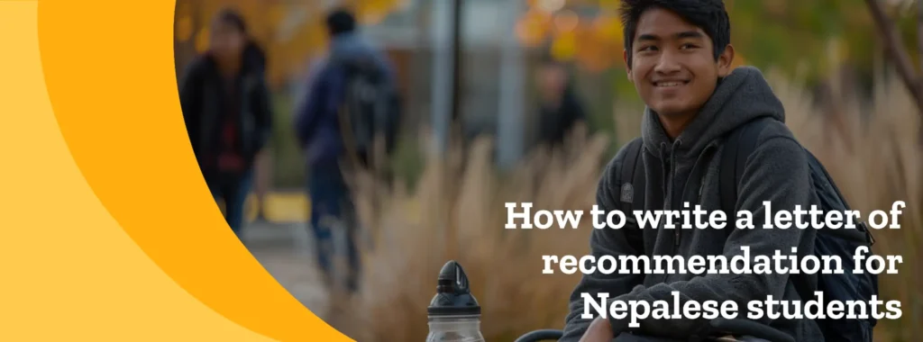 How to write a letter of recommendation for Nepalese students